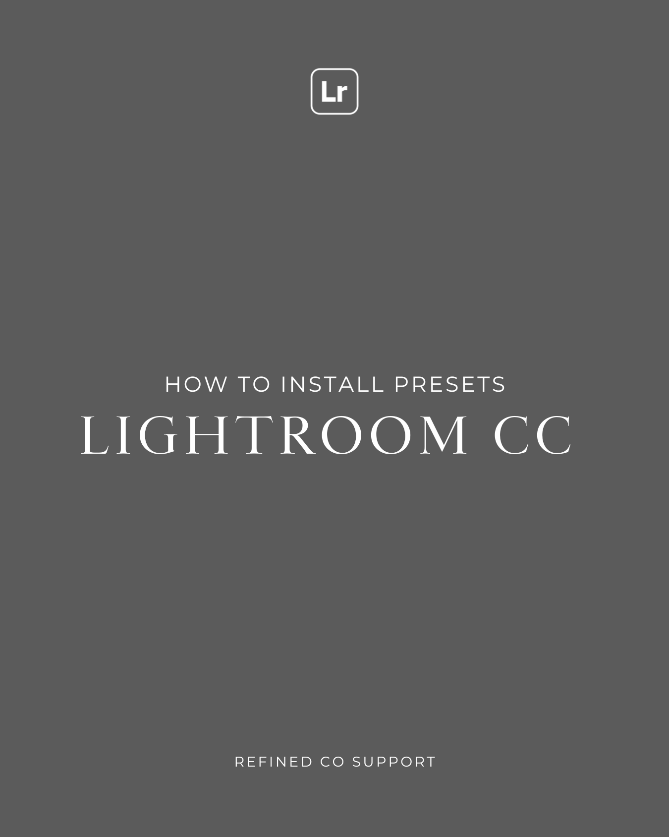 How to Install Lightroom Presets in Adobe Lightroom CC: A Step-by-Step ...